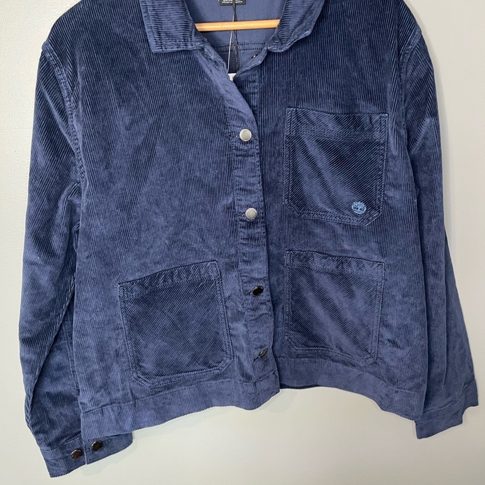 NWT Timberland Kempshire Corduroy Chore Jacket Dark Blue - Picture 7 of 15